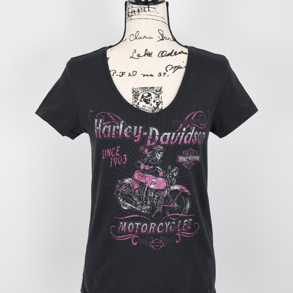Women's Dealer Harley Davidson T-shirt- Brian's HD Small - Picture 4 of 5